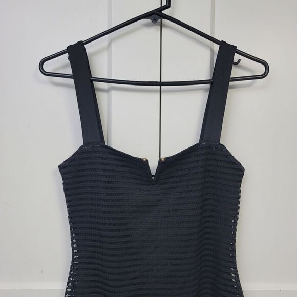 Good American sheer mesh midi dress, size 1 (small) - Picture 5 of 13